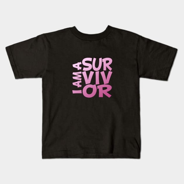 I am a Survivor Kids T-Shirt by MonarchGraphics